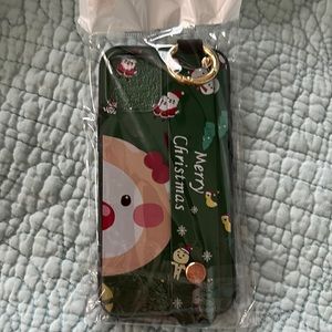 Topwin Christmas iPhone 12 Mini,Cute Cartoon Christmas Case